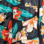 ZARA Floral Raincoat Style Oversized Jacket Photo 1