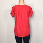 Michael Stars red peasant top. Runs like a small. New Photo 3