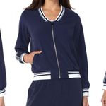 Liverpool INKWELL  ZIP UP V-NECK TRACK JACKET Sz XS. Photo 1