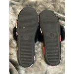 Victoria's Secret VICTORIAS‎ SECRET Slippers Signature Satin Shoes Floral Black Women's Sz M NWT Photo 3