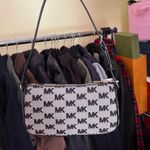 Michael Kors  y2k nylon leather strap shoulder bag in black monogram jet set Photo 2