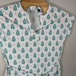 Talbots Cabana Life X  Kamari Tie Waist Tunic Cover-Up Dress UPF 50 Green Medium Photo 1