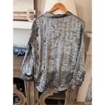 THE GREAT. Bask Top Blouses in Silver Size 2 (medium) Photo 7