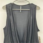 Anthropologie  Yara Surplice‎ Black Lace Wrap-Over Front Bodysuit Sz L NEW Photo 1