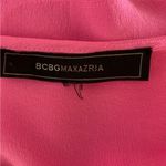 BCBGMAXAZRIA  Emmalise Silk Top XXS Pink Blush Berry Luxe Designer Minimalist Photo 5