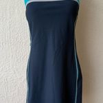 Title Nine $89 T9 US M Navy Twisted Sister Racerback Active Sport Bra Dress EUC Photo 0