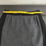 J.Crew Grey Flat Front Wool Career Skirt Photo 7