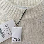 ZARA  NWT Striped Knit Pullover Sweater Women’s Size Medium Nautical Casual Photo 8
