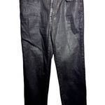 Hudson  Jeans Womens 28 Black Coated Noa Stellar High Rise Straight Crop Denim Photo 0