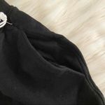 Good American Black High Waisted Jogger Slim Drawstring Sweatpants Sz 1 / S Photo 11