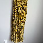 Moschino silk Yellow Animal-Print One-Shoulder Maxi Dress 10 Photo 5