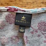 Disney  Princess Ruched Flutter Sleeve Floral Print Dress Gray Size Large Photo 2