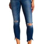 Hudson Jeans Collin Flap Skinny Crop Distressed Frayed Hem Jean 27 Photo 0