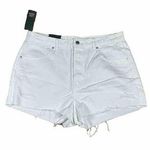 Wild Fable Womens White Super High Rise Cutoff Jean Shorts Size 14 Inseam 2.5" Photo 0