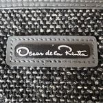 Oscar de la Renta VTG Shoulder Bag Gray Tweed Duffle Travel Carry-on Zip Top Photo 6