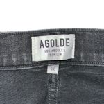 AGOLDE  Sophie High Rise Skinny Jeans Size 28 Charcoal Silence Distressed Stretch Photo 7