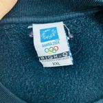 Vintage 2004 Athens Olympics Blue Graphic Pullover Sweatshirt Size XXL Black Photo 5