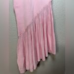 LPA Panya Ruffle Midi dress Pink size Small New with tags $260 Revolve Photo 5