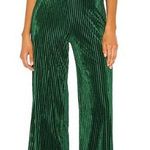 Privacy Please Emerald Green Velvet Jumpsuit Photo 0