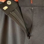 Alfani  Black Cropped Straight Leg High Rise Dress Pants White Trim Size 18W Photo 3