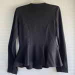 CAbi  Black Ruffle Blazer Photo 2