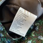 Per Se NWOT  By Carlisle Metallic Holiday Floral Festive Skirt Photo 8