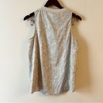 Athleta  Zephyr Refined Gray White Snake Print Sleeveless Shirt Tank Size Small Photo 7