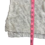 Hippie Rose  white knit sweater long sleeve size M lace back Photo 4