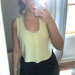 Forever 21 Yellow Crop Tank Photo 0