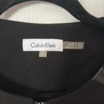 Calvin Klein Black Blazer with Tailored Fit size 6 zipper detail Photo 1