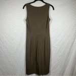 MM.LaFleur M.M. Lafleur Brown Sleeveless Sheath Midi Dress Photo 5