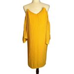 Elliatt  Marigold Pleated Off-The-Shoulder Dress E5021708 Australia Design NWT XS Photo 2