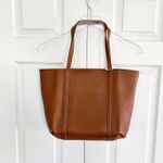Henny and Lev Vegan Leather Danielle Tote Bag in Cognac Tan Photo 2