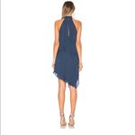 Haute Hippie  Katherine halter navy silk dress size 2 NEW Photo 2