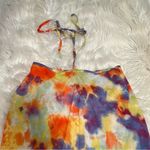 Boohoo  Halter Top Mini Dress Tie Dye Photo 3