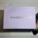 Madden Girl Bitsyy Black Suede Block Heel With Faux Pearls Strappy Party New 9 Photo 9