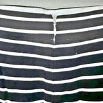 J.Crew | Striped Straight "The Pencil Skirt" Black White | Size 8 Photo 4