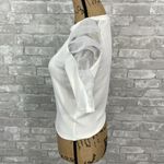 ZARA Sheer Puff Ribbed Top Photo 2