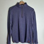 Robert Graham  ladies 100% cotton Quarter Zip Pullover Size large Photo 0