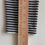 J. McLaughlin  Navy Blue &‎ White Striped Knit V-Neck Pullover Sweater Top XL Photo 7