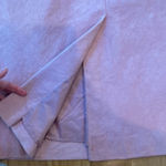 None Vtg Ultrasuede Skirt Pink Vegan Pencil Slim Small Photo 6