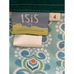ISIS brand skort blue white orange print, size 4 women's euc Photo 1
