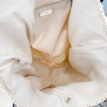 INC Womens Straw Tote Bag Natural Multicolor Tassel Beach Summer Boho Coastal Tan Photo 3