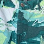 Forever 21 Cargo Pants Womens Small Teal Green Abstract Wide Leg Utility Y2K Photo 7