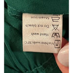 Annabree’s Long Sleeve Tie Front Sweetheart Mini Dress Green Size M Photo 6