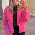 Pink Dressy Sherpa Jacket Size XS Photo 0