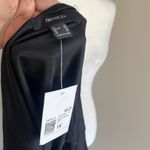 Forever 21 Black Bodysuit with Pearl Halter Tie Detail Size 1X Photo 3