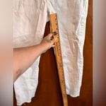 Kut From The Kloth  Amy Crop Straight Leg White‎ Jeans Size 10 Frayed Hem Photo 5