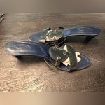 Tod's  Kitten Heels Slides in Blue Sz 11 Photo 8