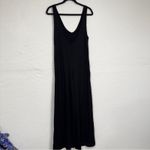 Free People Beach Black Wide Leg Jumpsuit Womens XS Casual Summer Lagenlook Photo 7